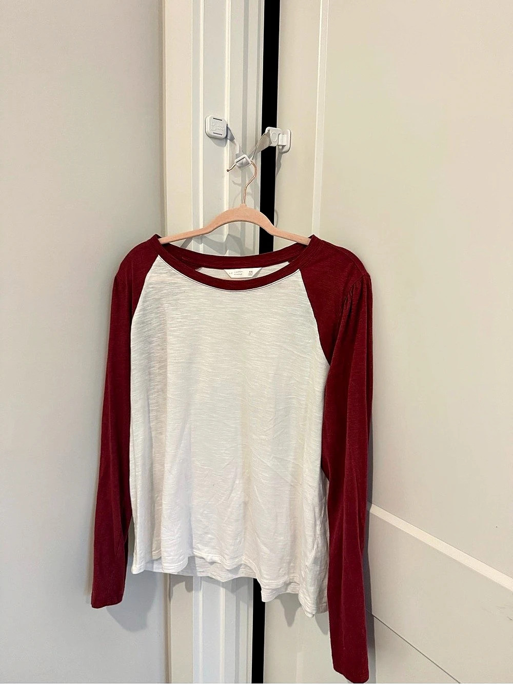 Lauren Conrad Color Block Long Sleeve Tee XXL